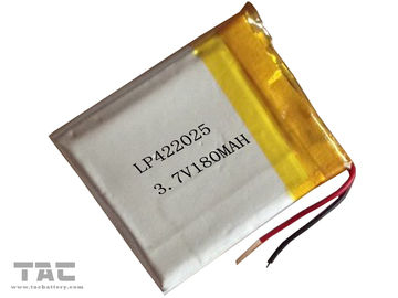 पर्यावरण बहुलक लिथियम आयन बैटरी 3.7V 180mAh GSP422025