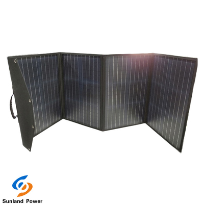 पोर्टेबल ऊर्जा भंडारण प्रणाली के लिए आसान कैरी बैग 120W सौर पैनल