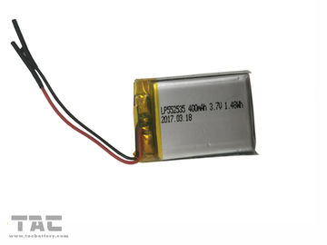 GSP552535 Rechargeable ली पॉलिमर बैटरी LP552535 3.7V 400 एमएएच आईओटी के लिए