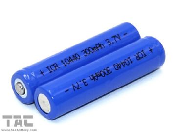 सेलुलर फोन के लिए 10,440 लिथियम आयन बैटरी 3.7V 320mAh बेलनाकार ली आयन बैटरी