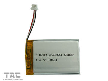 लिपो बैटरी पैक 3.7V 1.3AH बैटरी वायर और कनेक्टर के साथ मालिश के लिए
