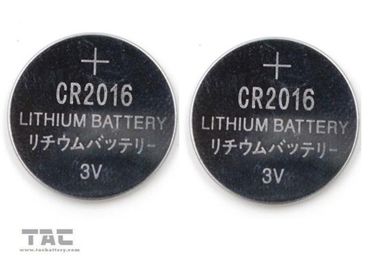 खिलौना के लिए CR2016A 3.0V ली Mn लिथियम सिक्का सेल बैटरी 75mA, एलईडी प्रकाश, पीडीए, घड़ी