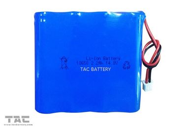 इलेक्ट्रॉनिक उपकरणों के लिए 12 वी लिथियम आयन बैटरी पैक 18650 4 एस 14.8V 2200mAh
