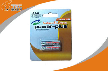 प्राथमिक लिथियम आयरन बैटरी LiFeS2 1.5V AAA / L92 पावर मध्याह्न के लिए अधिक बैटरी, ई किताब