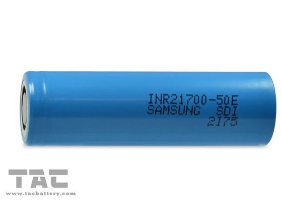 सैमसंग लिथियम आयन बेलनाकार बैटरी रिचार्जेबल सेल INR21700-50E ईएसएस इलेक्ट्रॉनिक उपकरण के लिए