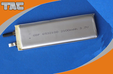 जीएसपी 6532100 3.7 वी 2100 एमएएच लिथियम आयन पॉलिमर बैटरी कोशिकाएं