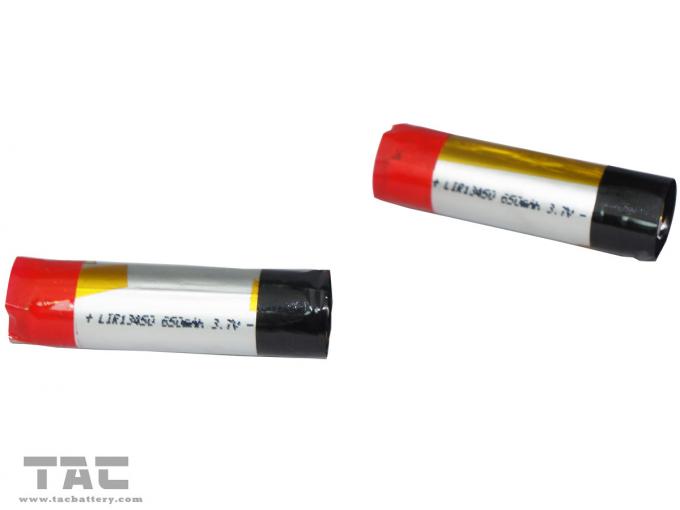 ई सिगरेट के लिए मिनी सिगरेट LIR13450 / 650mAh इलेक्ट्रॉनिक सिगरेट बैटरी