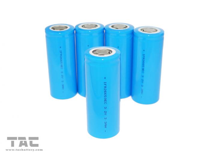 ई-बाइक बैटरी पैक के लिए एनर्जी टाइप Li-ion 3.2V LiFePO4 बैटरी 26650 3200mAh