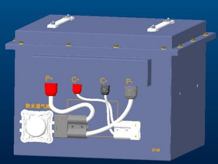 24Volt 100Ah 2560Wh लिथियम LiFePO4 बैटरी BMS में निर्मित
