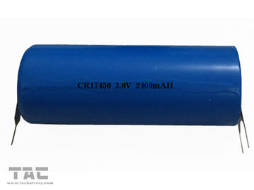 CR17450 3.0V 2400 एमएएच ली-एमएन बैटरी लिथियम मैंगनीज डाइऑक्साइड बैटरी