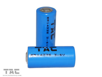 उच्च ऊर्जा घनत्व 1600mAh 3.6V LiSOCl2 लिथियम बैटरी प्राथमिक ER14335
