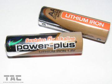 जीपीएस के लिए प्राथमिक लिथियम आयरन बैटरी LiFeS2 1.5V AA L91 पावर प्लस ब्रांड