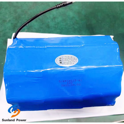 LiSOCl2 बैटरी प्राथमिक बैटरी ER34615 5S6P 18V 95Ah परिवेश तापमान सीमा के साथ -55°C से 85°C