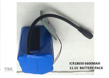 कार पावर उपकरण के लिए लिथियम कार बैटरी, 18650 11.1V 6.6 एह लाइट-आईओएन बैटरी पैक