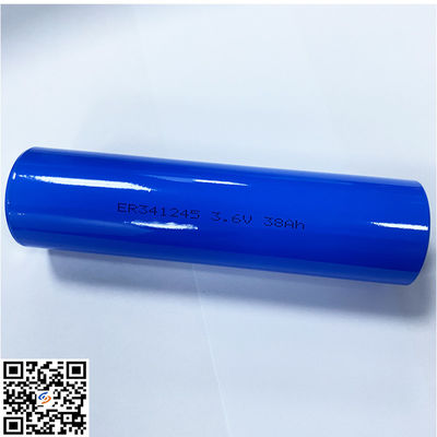 प्राथमिक लिथियम बैटरी 3.6V ER341245 38Ah LiSOCl2 बैटरी सुरक्षा प्रणाली के लिए