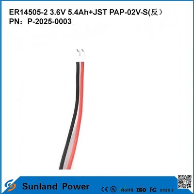 3.6V 5.4AH ER14505-2 प्राथमिक बैटरी उच्च और स्थिर ऑपरेटिंग वोल्टेज लंबी मजबूत जीवन