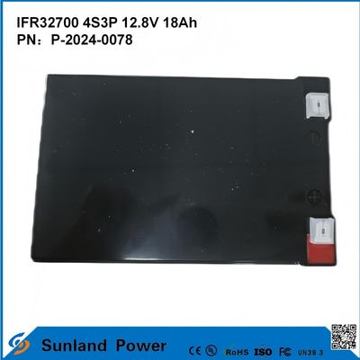 IFR32700 4S3P 12.8V 18Ah सौर बाढ़ प्रकाश के लिए उच्च चमकदार एलईडीएस उद्यान सौर रोशनी lifepo4 बैटरी