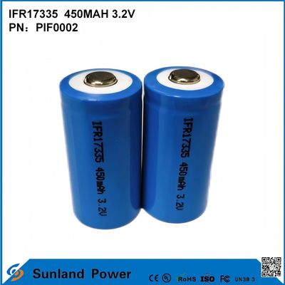 IFR17335 बैटरी 3.2V 450mah विभिन्न प्रकार के उपकरणों और परिदृश्यों के लिए उपयुक्त है, जिनमें शामिल हैंः डिजिटल उत्पाद प्रकाश उपकरण विद्युत उपकरण छोटे उपकरण ऊर्जा भंडारण प्रणाली