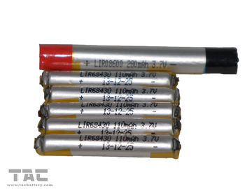3.7 LIR68500 / LIR68430 ई cig अहंकार CE4 किट 110mAh RoHS के लिए बिग बैटरी स्वीकृत
