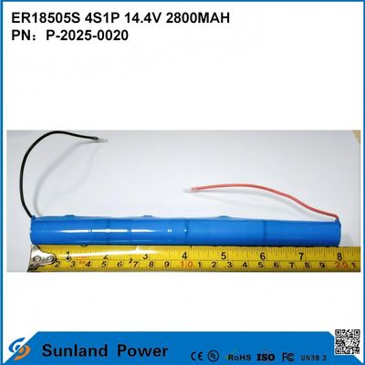 ER18505S 4S1P 14.4V 2800MAH उच्च तापमान प्रतिरोधी, उच्च क्षमता बैटरी
