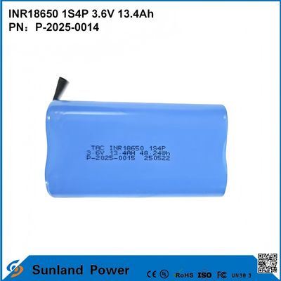INR18650 1S4P3.6V 13.4Ah उच्च क्षमता और उच्च वोल्टेज का सही संयोजन
