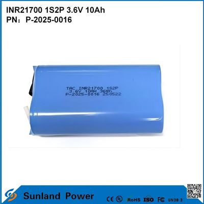 INR21700 1S2P 3.6V 10Ah हाई-रेट डिस्चार्ज, हाई-पावर डिमांड डिवाइस के लिए उपयुक्त!