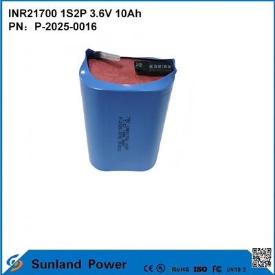 INR21700 1S2P 3.6V 10Ah हाई-रेट डिस्चार्ज, हाई-पावर डिमांड डिवाइस के लिए उपयुक्त!