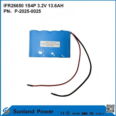 IFR26650 1S4P 3.2V 13.6Ah होम और वाणिज्यिक मोबाइल ऊर्जा भंडारण के लिए बैटरी उच्च शक्ति वाले पावर टूल्स ड्रिल आरी और एंगल ग्राइंडर