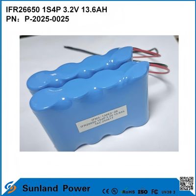 IFR26650 1S4P 3.2V 13.6Ah होम और वाणिज्यिक मोबाइल ऊर्जा भंडारण के लिए बैटरी उच्च शक्ति वाले पावर टूल्स ड्रिल आरी और एंगल ग्राइंडर