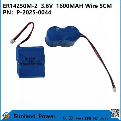 ER14250M-23.6V1600MAH वायर 5CM बैटरी स्मार्ट मीटर, स्वचालन उपकरण, चिकित्सा उपकरण, वायरलेस संचार उपकरण, चोरी अलार्म प्रणाली, ऑटोमोबाइल इलेक्ट्रॉनिक्स में उपयोग की जाती हैइंटरनेट का
