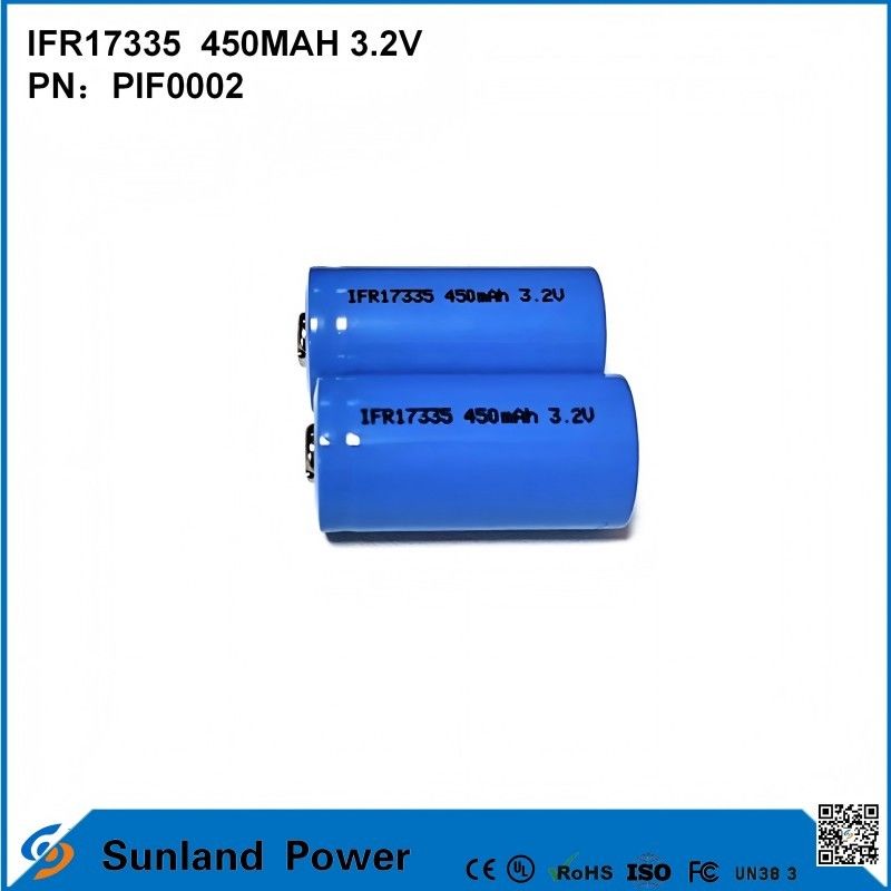 IFR17335 बैटरी 3.2V 450mah विभिन्न प्रकार के उपकरणों और परिदृश्यों के लिए उपयुक्त है, जिनमें शामिल हैंः डिजिटल उत्पाद प्रकाश उपकरण विद्युत उपकरण छोटे उपकरण ऊर्जा भंडारण प्रणाली