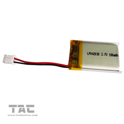 LP042030 3.7V 180mAh पॉलिमर लिथियम आयन बैटरी लाइपो बैटरी रिचार्जेबल