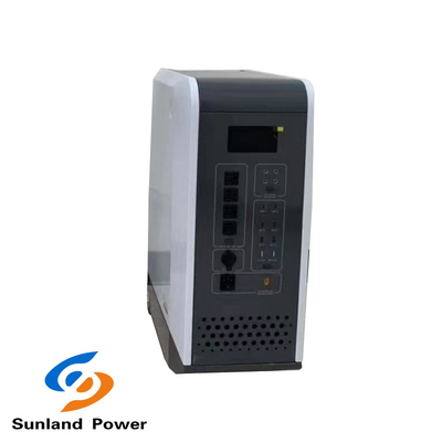 2000W पावर स्टेशन 5324WH एसी आउटपुट और पहियों के साथ घर के लिए लिथियम बैटरी