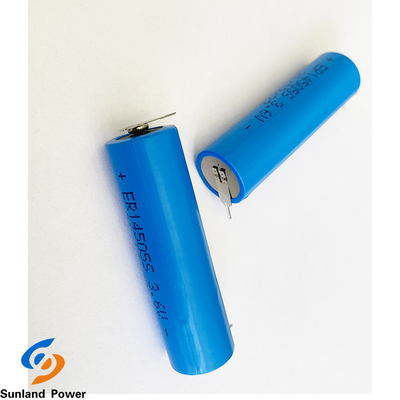 नीली LiSOCl2 बैटरी ER14505S 3.6V 1.8AH उच्च तापमान बैटरी