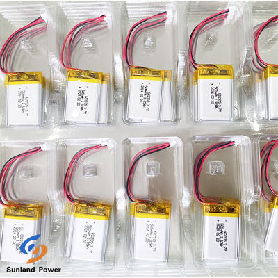 बहुलक लिथियम आयन बैटरी LP602535 3.7V 500mAh छोटे घरेलू उत्पाद के लिए