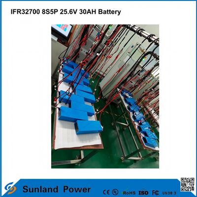 IFR32700 8S5P 25.6V 30AH बैटरी रोबोट लॉजिस्टिक्स के लिए उपयोग की जाती है स्वायत्त मोबाइल रोबोट स्वचालित निर्देशित वाहन स्वचालित फोर्कलिफ्ट बैटरी प्रतिस्थापन प्रणाली बैटरी