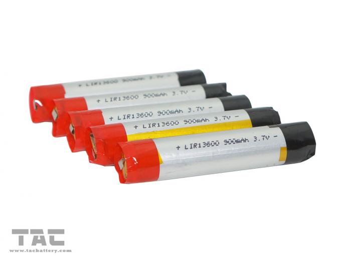 हर्बल सिगरेट के लिए रंगीन मिनी इलेक्ट्रॉनिक सिगरेट बैटरी LIR13600 / 900mAh