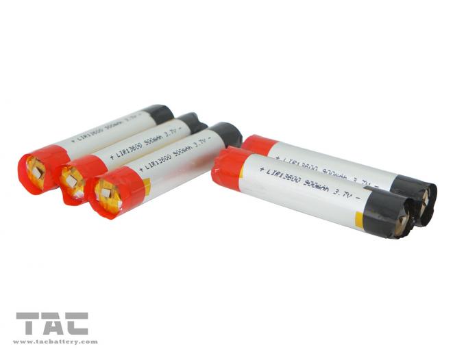 हर्बल सिगरेट के लिए रंगीन मिनी इलेक्ट्रॉनिक सिगरेट बैटरी LIR13600 / 900mAh