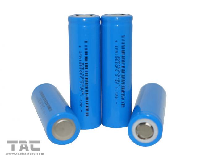 पावर बैटरी पैक के लिए रिचार्जेबल लिथियम बैटरी 18650 3.2V LiFePO4 बैटरी