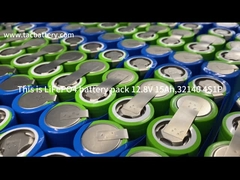 विस्फोट रोधी उत्पाद के लिए लंबी अवधि वाली 12V 15AH बैटरी पैक 32140 4S1P LiFePO4 बैटरी