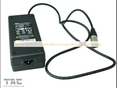 ई-बाइक के लिए यूके प्लग के साथ 36V या 43.8V 2A पोर्टेबल बैटरी चार्जर