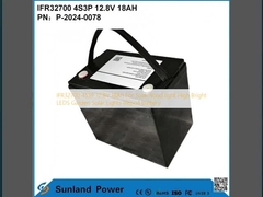 IFR32700 4S3P 12.8V 18Ah सौर बाढ़ प्रकाश के लिए उच्च चमकदार एलईडीएस उद्यान सौर रोशनी lifepo4 बैटरी