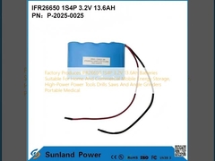 कारखाना IFR26650 1S4P 3.2V 13.6Ah बैटरी का उत्पादन करता है जो घरेलू और वाणिज्यिक मोबाइल ऊर्जा भंडारण, उच्च शक्ति वाले बिजली उपकरण ड्रिल, आरा और कोण ग्राइंडर पोर्टेबल मेडिकल के लिए उपयुक्त है।