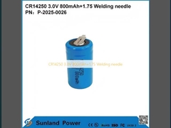 CR14250 3.0V 800mAh+1.75 वेल्डिंग सुई