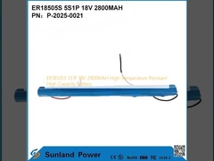 ER18505S 5S1P 18V 2800MAH उच्च तापमान प्रतिरोधी उच्च क्षमता वाली बैटरी