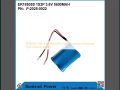 ER18505S 1S2P 3.6V 5600MAH उच्च तापमान प्रतिरोधी उच्च-क्षमता बैटरी
