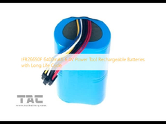 IFR26650F 6400mAh 6.4V पावर टूल रिचार्जेबल बैटरी, लंबे जीवन चक्र के साथ