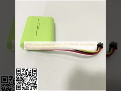 18650 लिथियम आयन बैटरी 1S3P 3.7V 7500mAh लिथियम आयन बैटरी पैक पास UL2054 प्रमाण पत्र