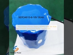 LiSOCl2 बैटरी प्राथमिक बैटरी ER34615 5S6P 18V 95Ah परिवेश तापमान सीमा के साथ -55°C से 85°C