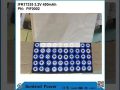 IFR17335 3.2V 450mah बैटरी